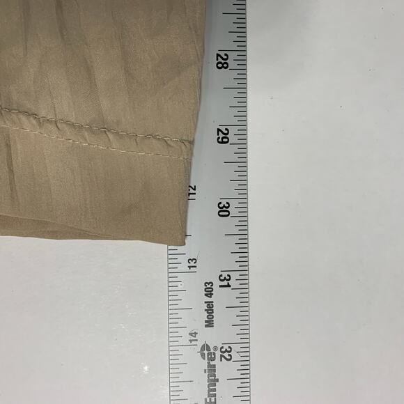 Free People Movement S Pleated Leisure Skirt Midi Sand Slit Sides Boho Hippie - Picture 8 of 10